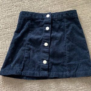 girls button down skirt